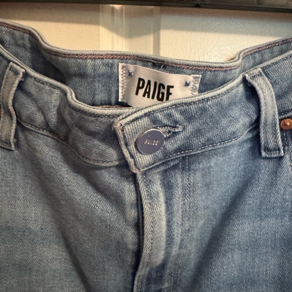 PAIGE Women's Straight Leg Jeans - Soft Blue - Picture 1 of 5